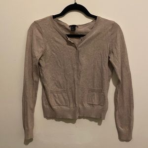 TAUPE H&M CARDIGAN